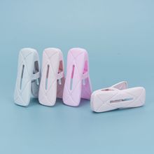 【厂家直销】半连体塑料夹子晾衣架衣服晾衣夹家用防风晾晒夹衣夹详情1