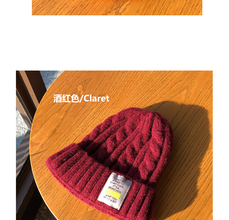 Otoño invierno engrosado cálido cáñamol sombrero de punto mujer versión coreana ins marca de la marea cono sombrero sombrero sombrero frío sombrero de lana hombre pic 14