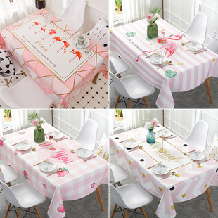 桌布防水防烫茶几垫北欧长方形印花餐桌布台布ins风盖布详情17