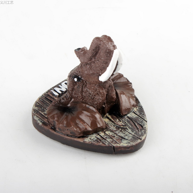 现货3D彩绘树脂冰箱贴印度大象立体树脂冰箱贴创意树脂冰箱贴批发详情6