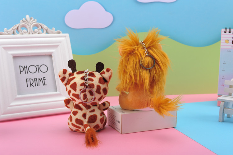 Wholesale of new cross-border animal plush toys, dolls, small pendants, clothing, bags and accessories for elephants, lions and tigers pic 9