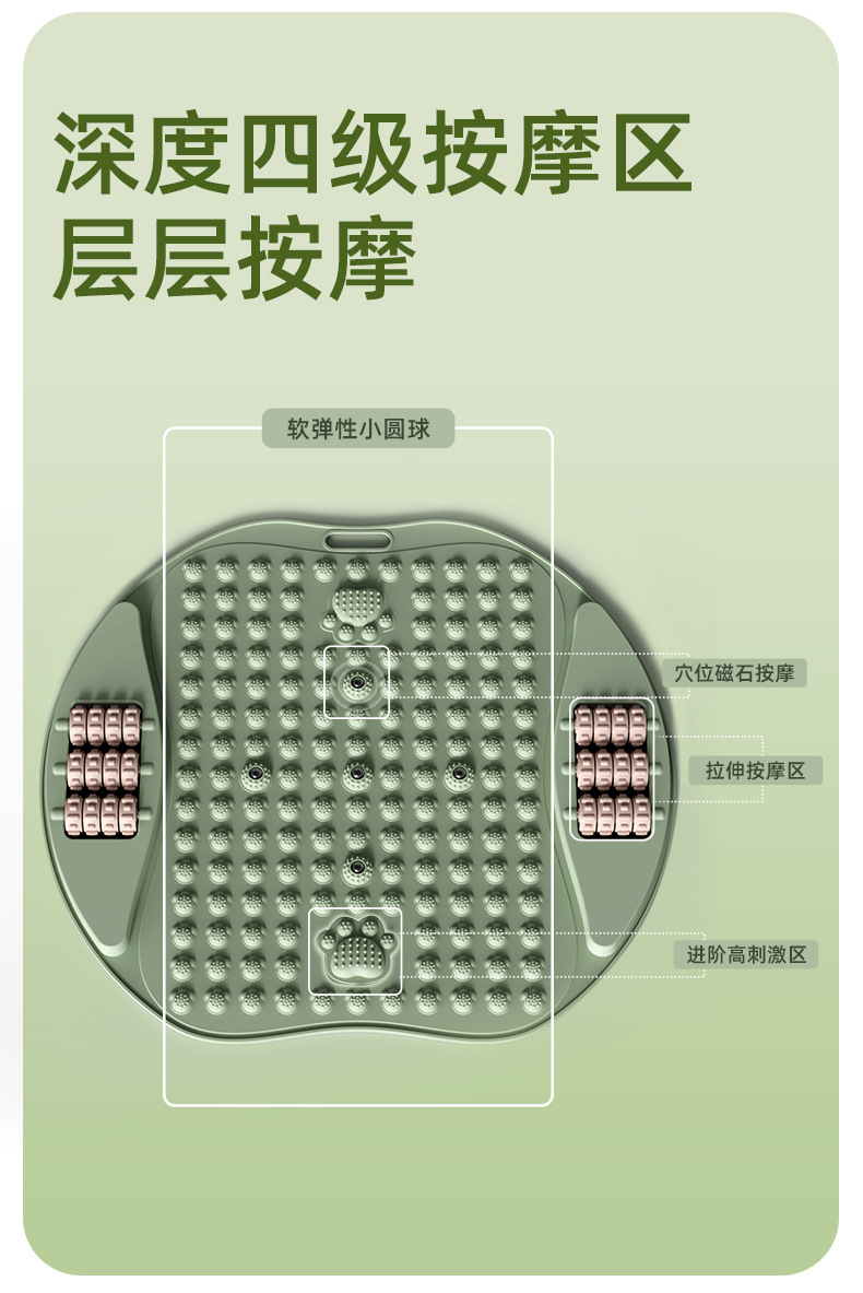 居家健身足底按摩指压板垫原地超慢跑趾压板运动器材体育用品批发详情19