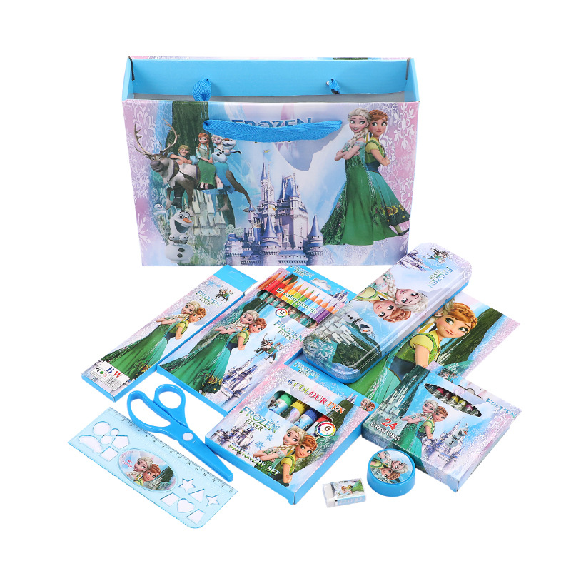 Back-to-school gift creative stationery set gift box, primary school big gift package, wholesale school supplies, middle school pic 38