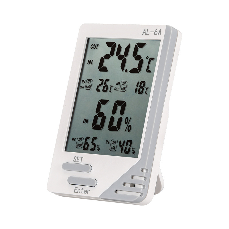 A high-precision thermometer and hygrometer specifically designed for pharmacy refrigerators in the cold storage compartment, featuring high and low temperature and humidity alarms pic 4