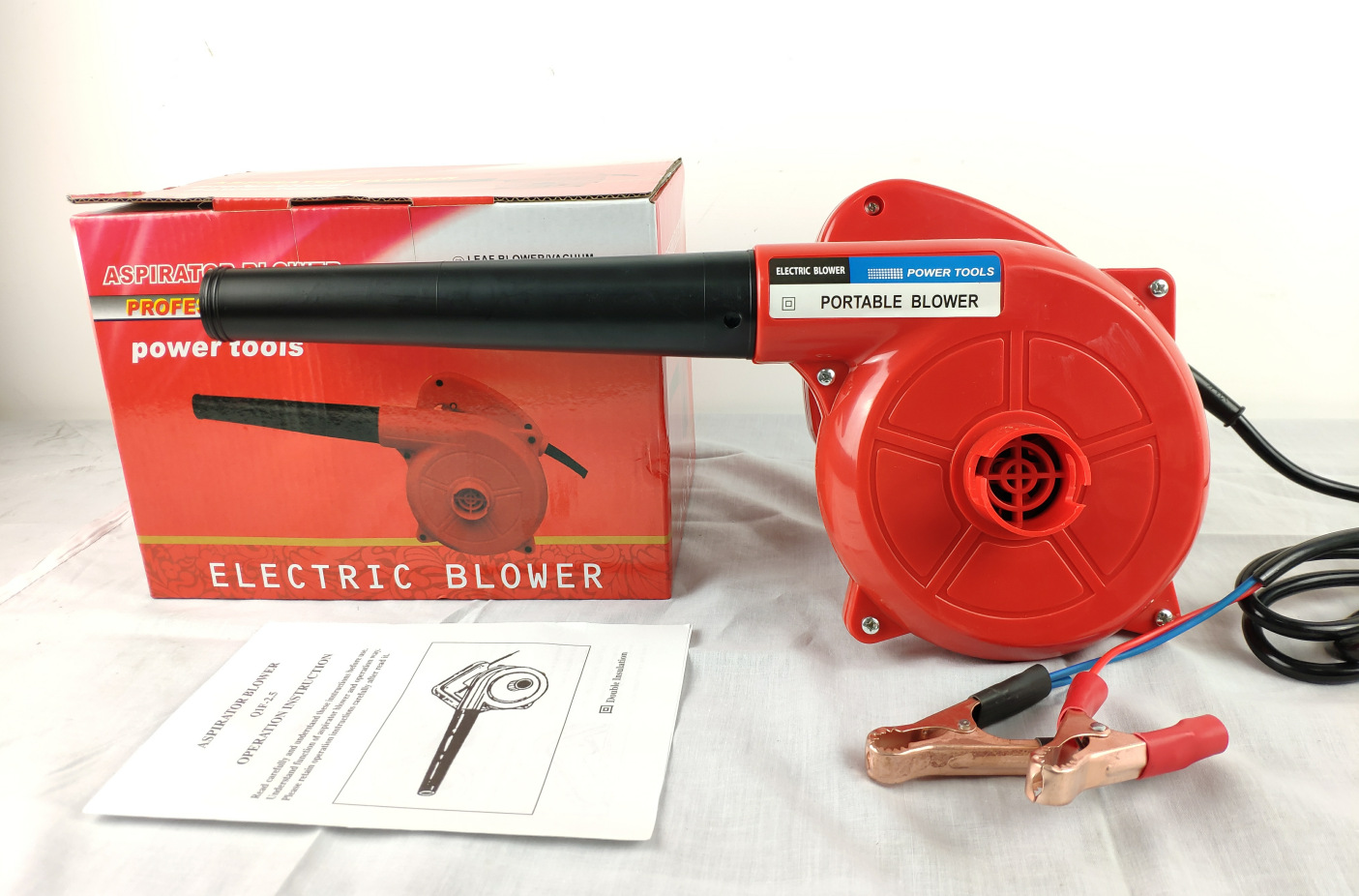 12V - 24V battery-powered electric hair dryer, high-power vehicle-mounted blower, 600W agricultural powder sprayer, dual-purpose for blowing and suction pic 6
