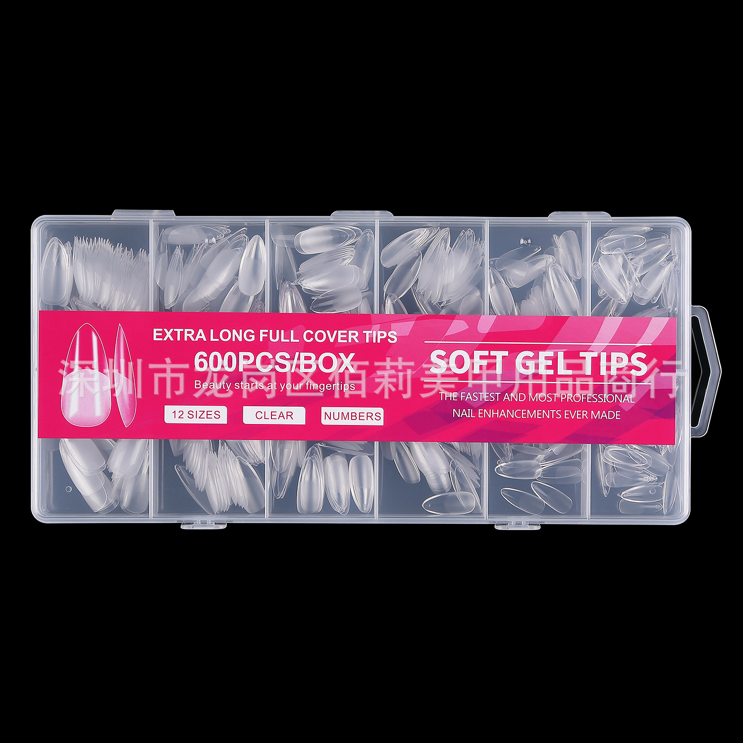 New cross-border nail art pieces, thin semi-frosted, scratch-free, European and American frosted false nails, 600 pieces pic 6