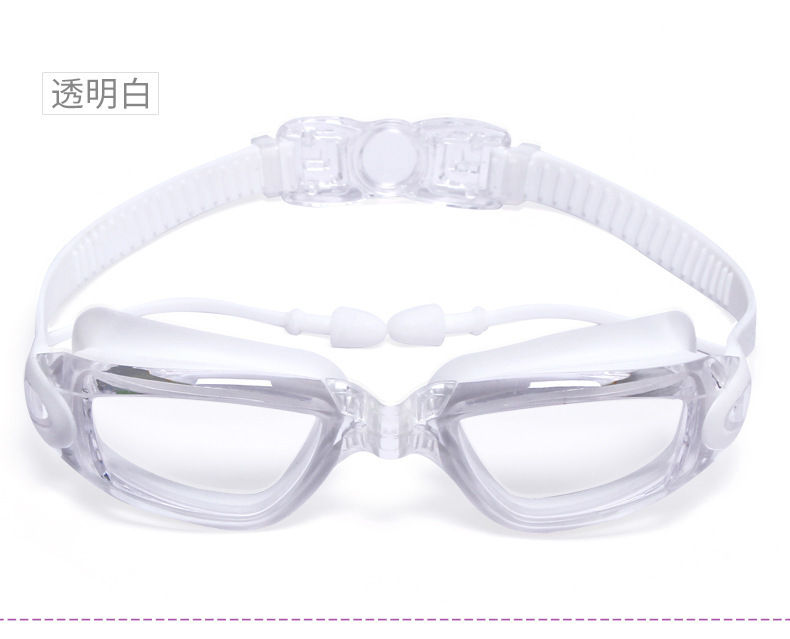 Factory direct sales of high-definition waterproof and anti-fog swimming goggles for men and women, large-frame electroplated adult swimming goggles and swimming eye protection glasses wholesale pic 39