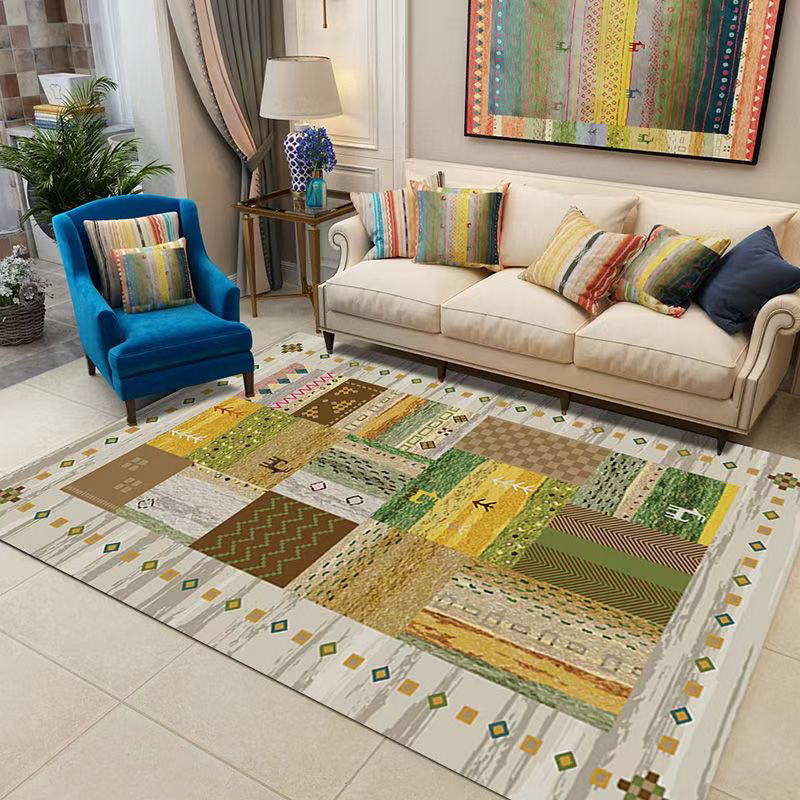 北欧风地毯地垫床边地毯入户门垫脚垫满铺客厅地毯 家用地毯地垫详情16