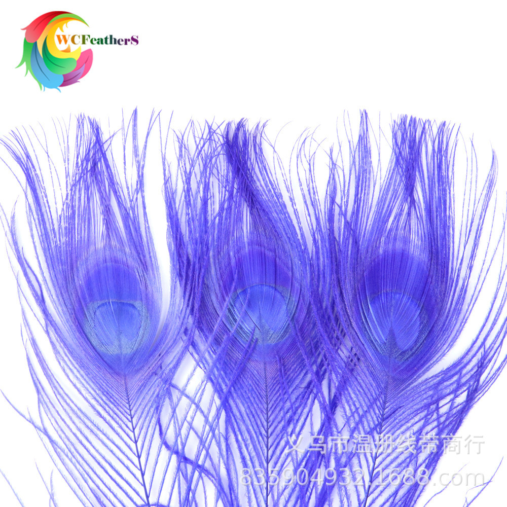 温册厂家直销天然孔雀羽毛DIY家居花瓶装饰婚庆道具新娘胸花材料详情12