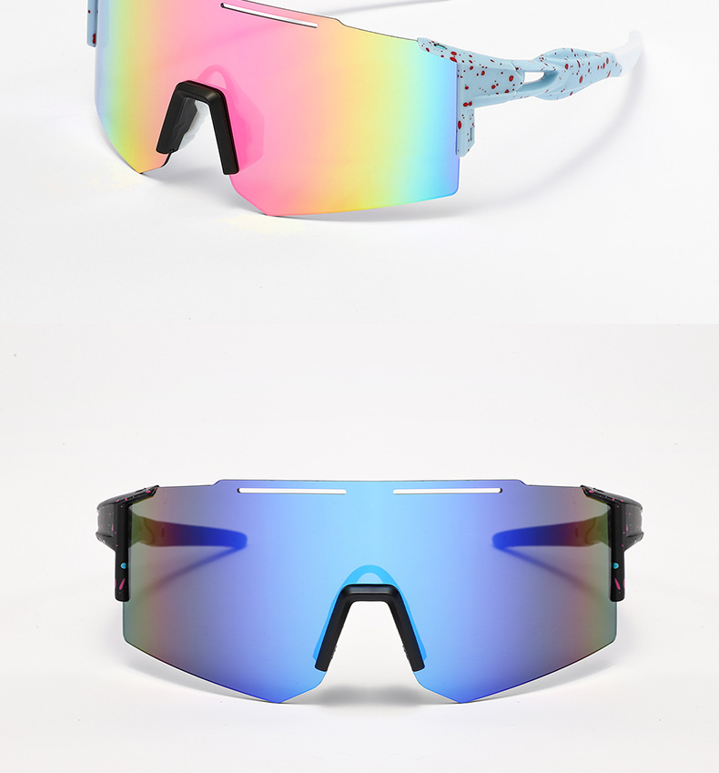新款跨境欧美炫彩骑行眼镜男连体户外运动墨镜跨境女山地车风镜详情13
