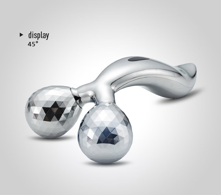 厂家直销3D手动滚轮瘦脸仪按摩器2轮塑形紧肤美容按摩仪瘦脸神器详情11