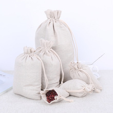 【 Factory Direct Supply 】 Creative retro printed jewelry drawstring cloth bags with drawstring openings. Customized drawstring cloth bags based on provided drawings pic 8