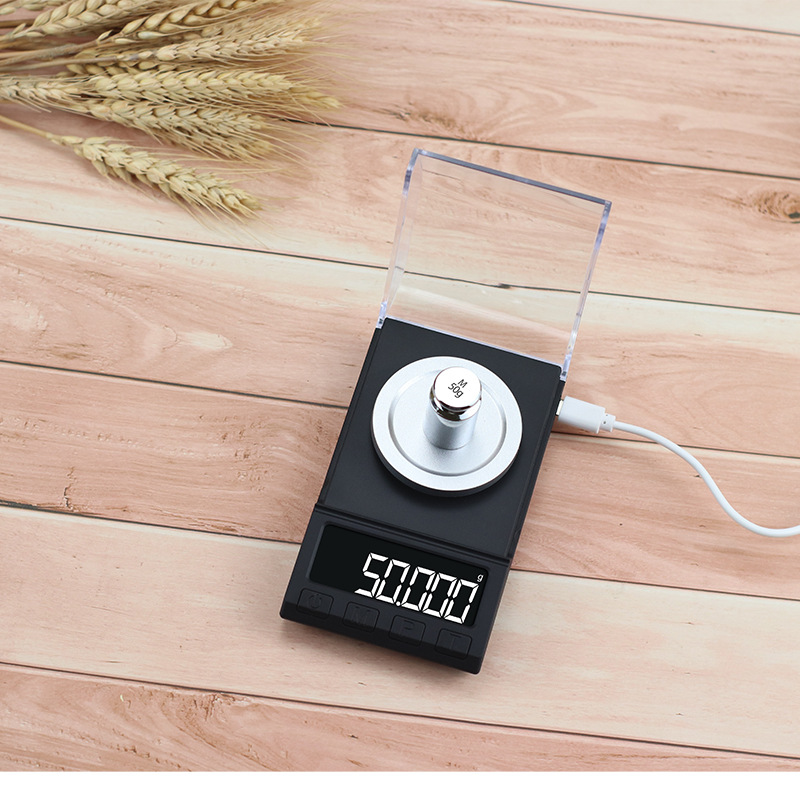 High-precision electronic scale, mini jewelry scale, 0.001g carat scale, weighing gram scale, precision laboratory balance weighing scale pic 1