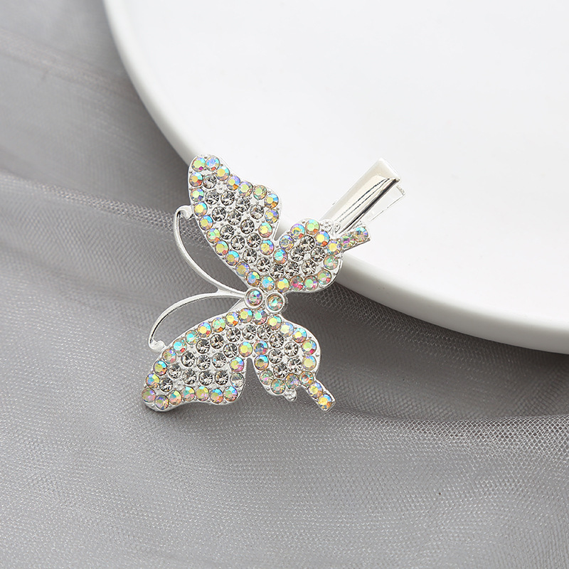 Corea chaoxian mariposa strass clip de pelo clip lateral dulce chica liu seaside clip de pelo clip lindo niños cabeza adornos pic 6