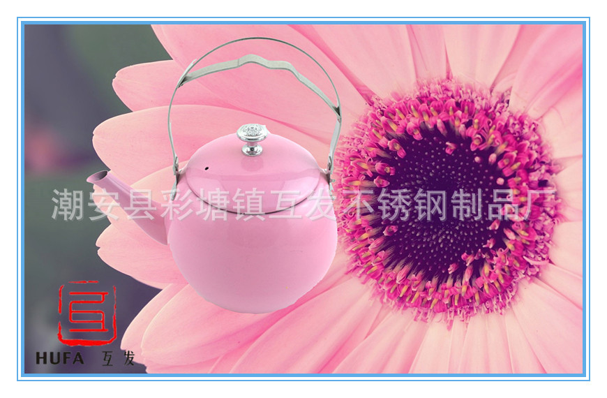 Stainless steel colored cold water kettle, non-magnetic induction cooker, peony teapot, teapot with water kettle, creative craft teapot, tea set, teapot made of high-quality stainless steel tableware, tea set, water kettle. pic 3
