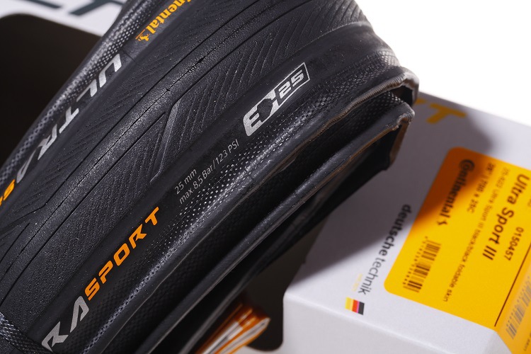 Continental Ultra Sport III Road bike Bicycle Yellow Edge ribbed outer tire 700X23C/25C/28C pic 11