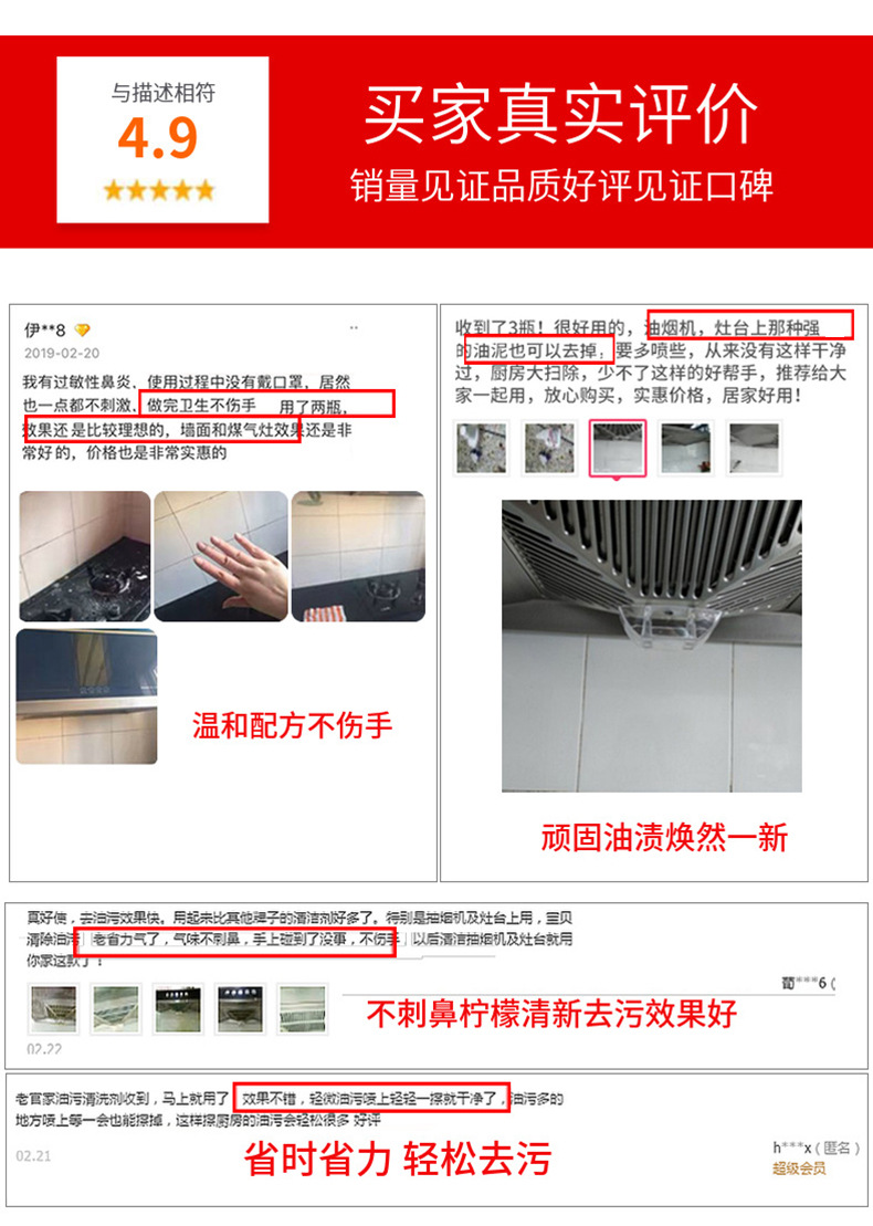 Wholesale of Italian Rooster kitchen cleaner, metal range hood and white shoe heavy oil stain Remover pic 14