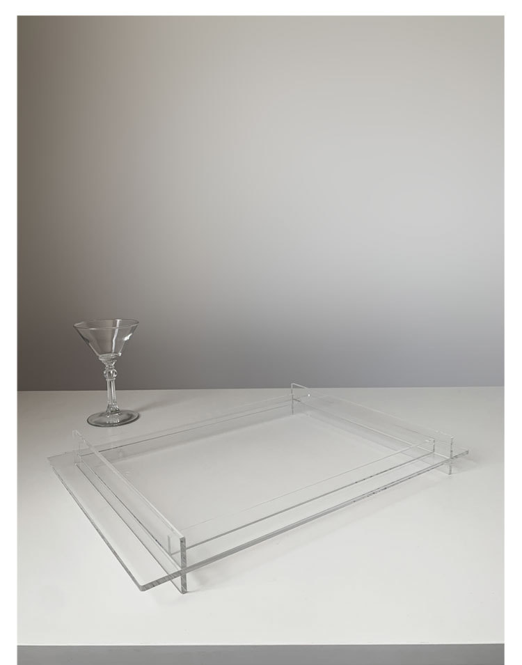 轻奢家用卧室化妆品收纳盒亚克力水果托盘杂物收纳盘创意实用果盘详情7