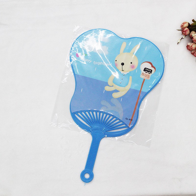 Cartoon cute fans, large banana leaf fans with handles, round fans, plastic large paper fans, 2 yuan, department store wholesale, street stalls, street stalls, street stalls pic 5