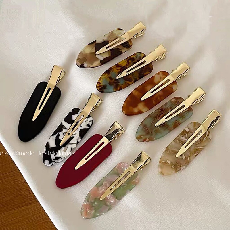 Korean version acetic acid invisible hair clip, side bangs clip, invisible hair clip, female Internet celebrity makeup top clip, invisible clip headwear pic 1
