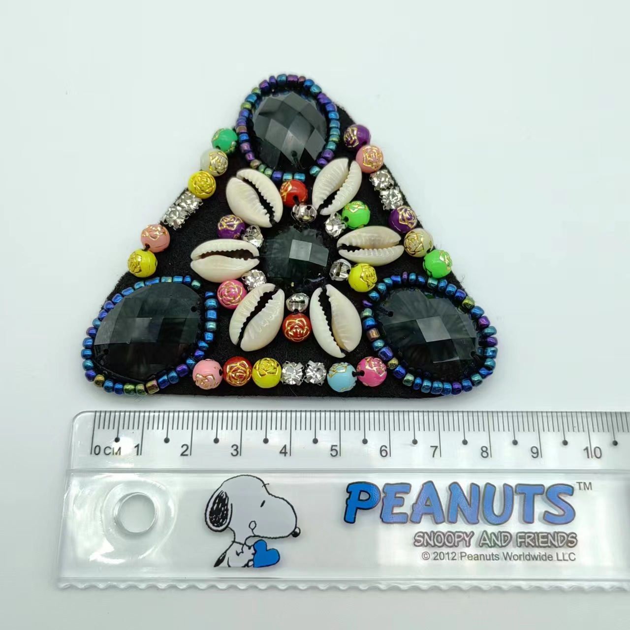 欧美热销彩色米珠串手缝配件diy鞋扣饰品配饰高档鞋花扣腰带装饰详情7