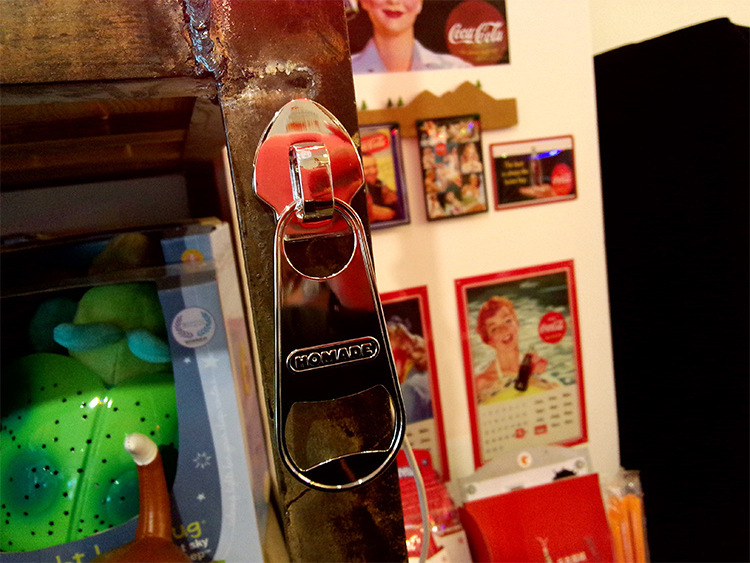 Creative cartoon fashion multi-functional creative small gifts, practical magnetic fridge magnets, zipper bottle openers pic 9