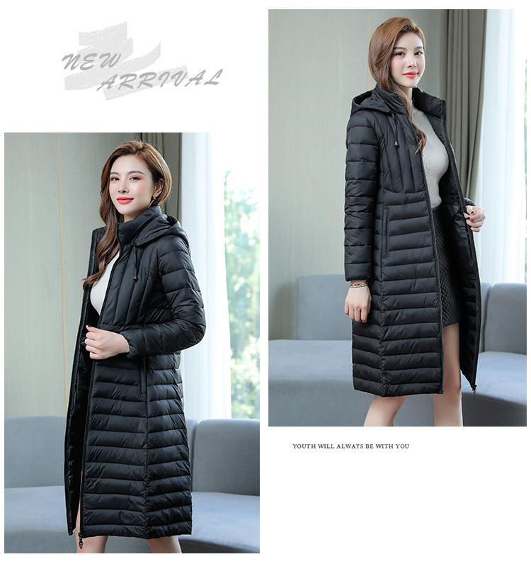A mid-length cotton-padded jacket for women, 2020 winter new style Korean large-sized slim-fit down cotton-padded jacket, one piece consignment pic 14