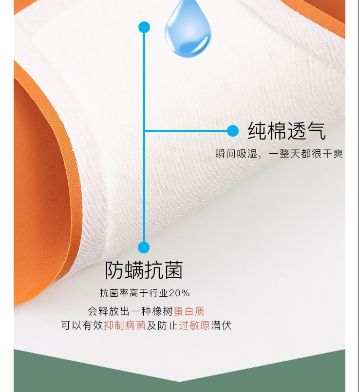 泰国乳胶女士冰丝无痕透气中腰提臀防螨抗菌底裆盒装三角内裤纯棉详情5