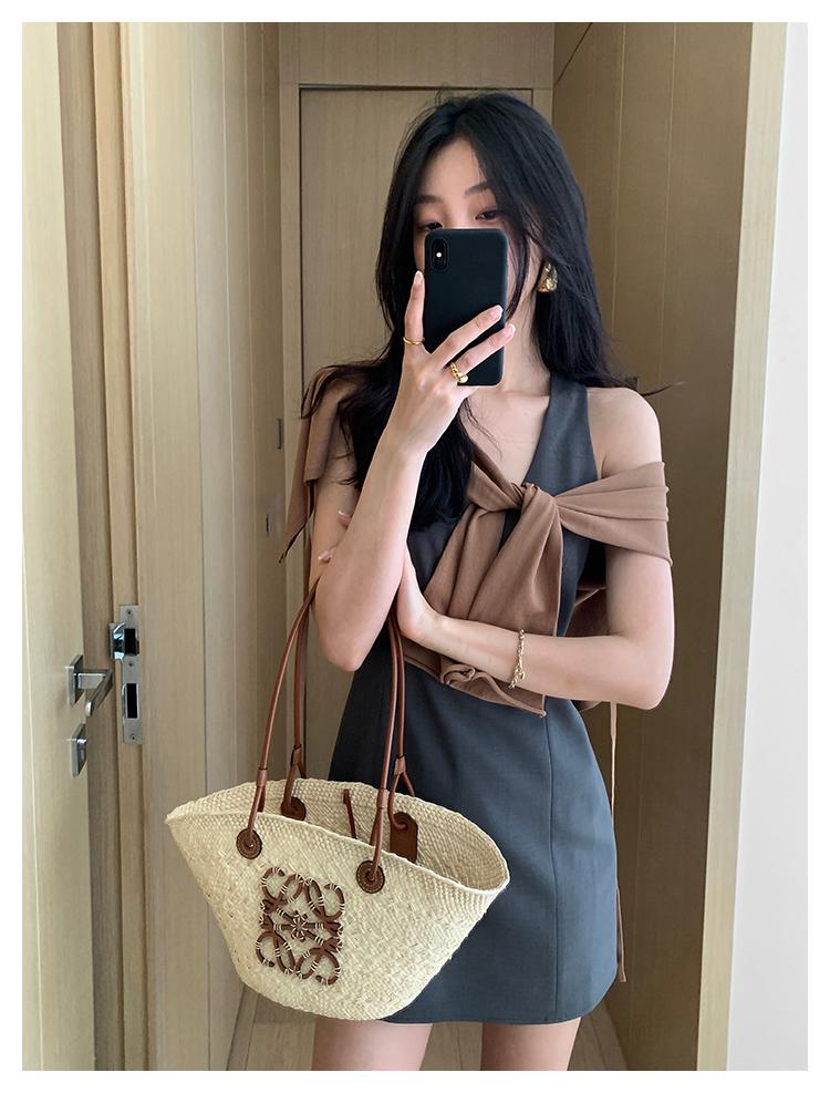 NTASYSKINSC 嫣高实穿自留90s复古时髦深U背心连衣裙裤防走光详情13