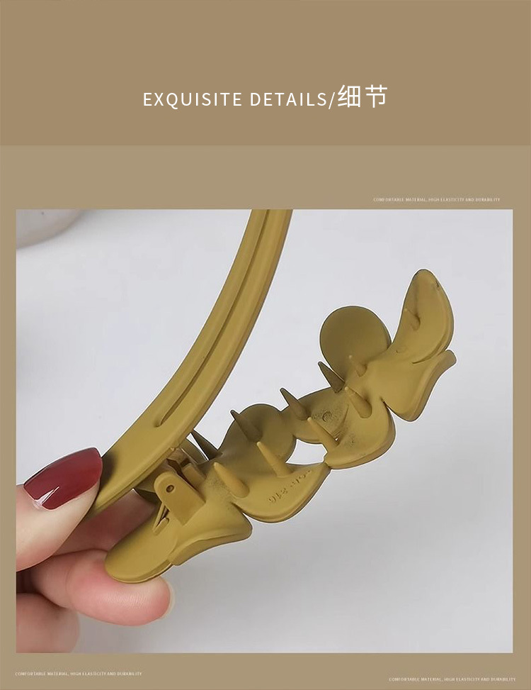 2023新款简约气质花朵发夹女后脑勺大号高级感盘发鸭嘴夹发卡头饰详情6
