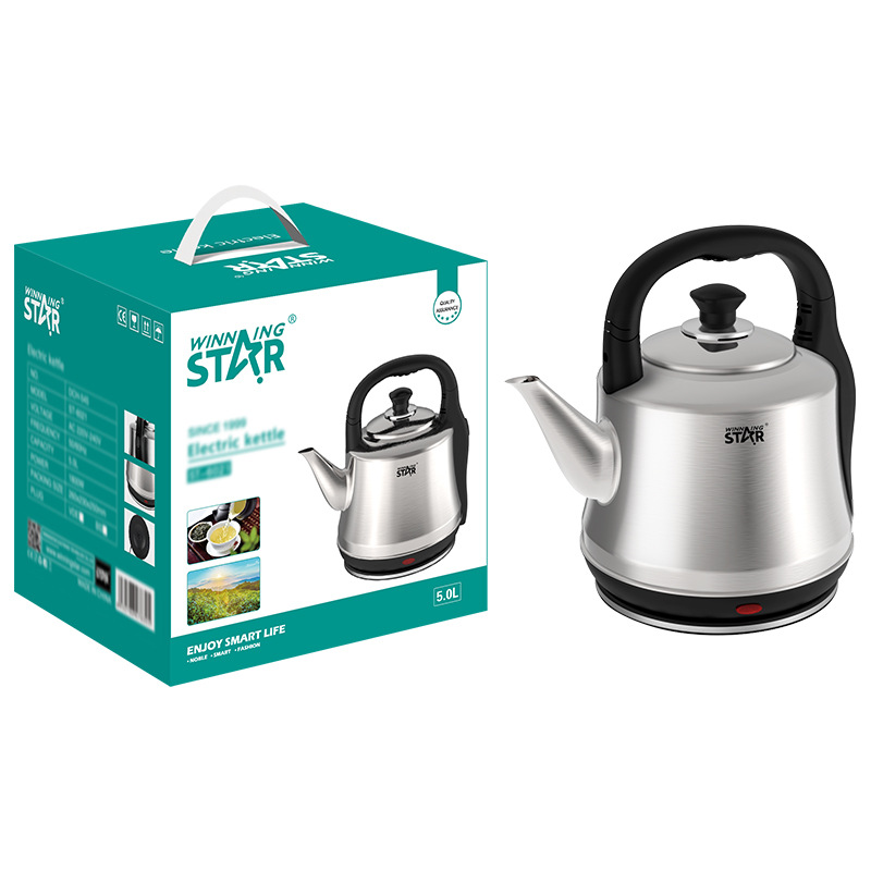 winning star Cross-border exclusive household appliance electric blower kettle, 5L capacity anti-burning dry British standard stock pic 7