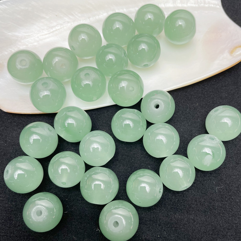 现货6 8 10mm双色玻璃珠子散珠手工diy手串配件批发项链饰品材料详情11