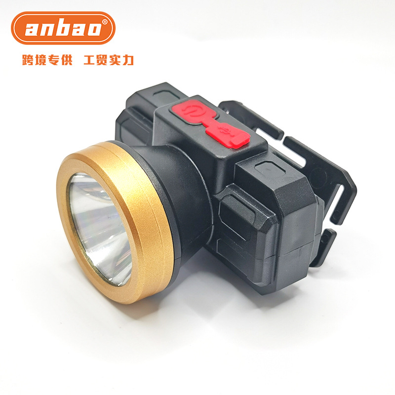 Rechargeable high-power long-range strong light outdoor headlamp 8W led fishing head-mounted rechargeable maintenance headlamp pic 5