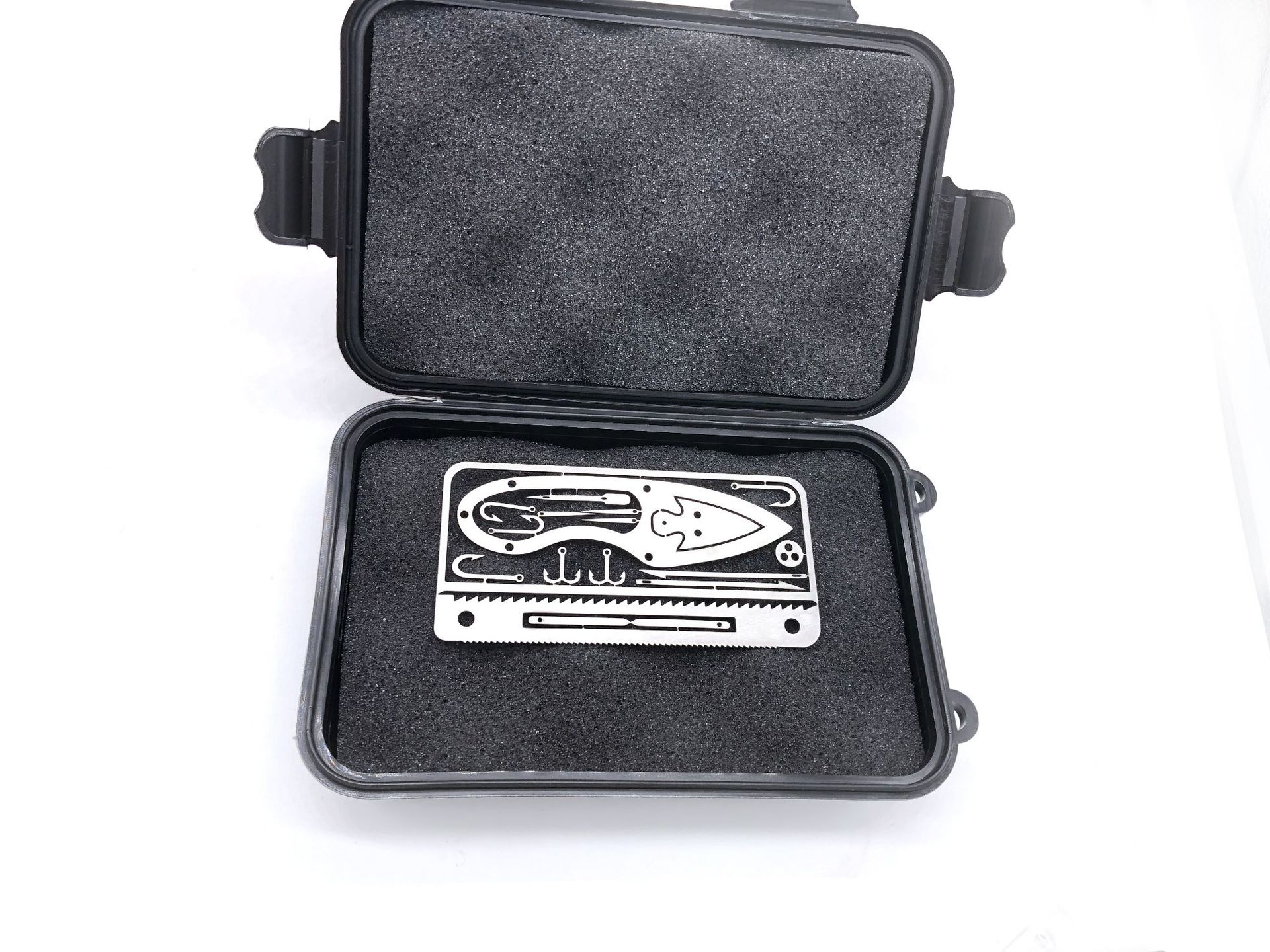 Cross-border new in-stock fishhook cards, multi-functional fishhooks, fishhook model plates, etched fishhooks can be processed according to samples pic 19