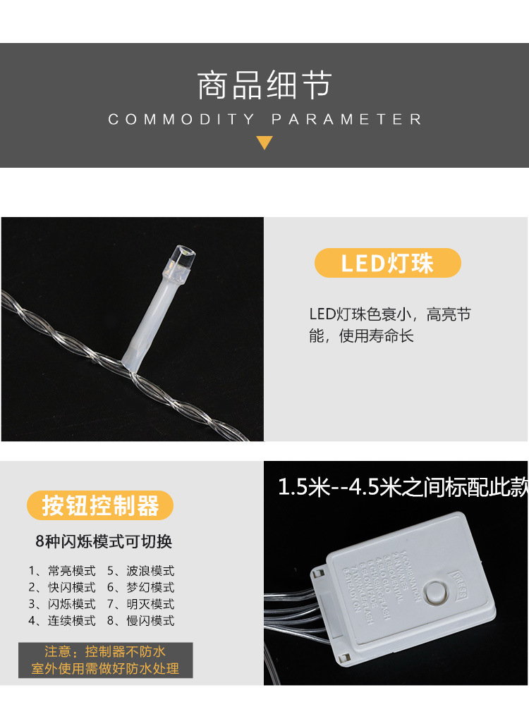 Wholesale of net lights, fishing net lights, starry sky net decorative solar net lights, outdoor waterproof park decorative led net lights pic 12