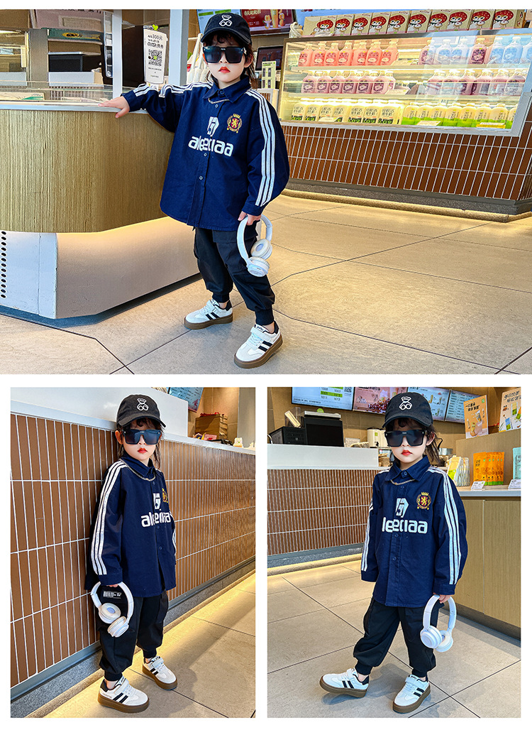 儿童运动鞋2024春秋新款男童百搭防滑透气学生板鞋女童软底德训鞋详情22