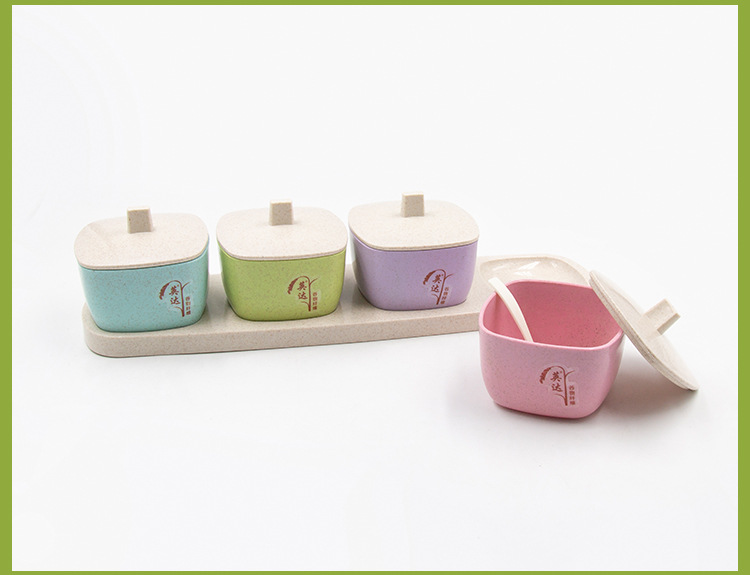 Three or four sets of seasoning boxes, salt and sugar seasoning boxes, multi-style seasoning combination sets, seasoning jars pic 18