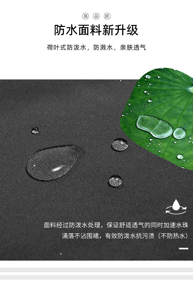 Customized thickened denim canvas aprons for foreign trade, waterproof household kitchen work, hairdressing aprons, and logo printing pic 18