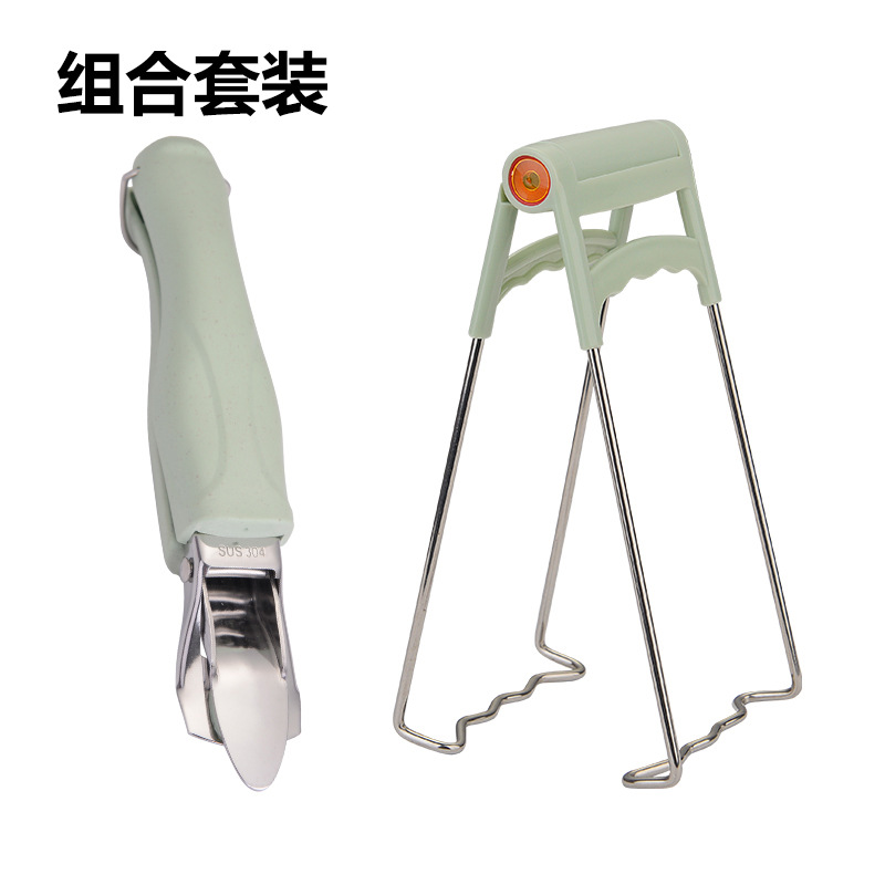 304 stainless steel anti-scald tongs, household bowl tongs, anti-slip tongs, kitchen tools, bowl and plate tongs, plate lifting tongs wholesale pic 15