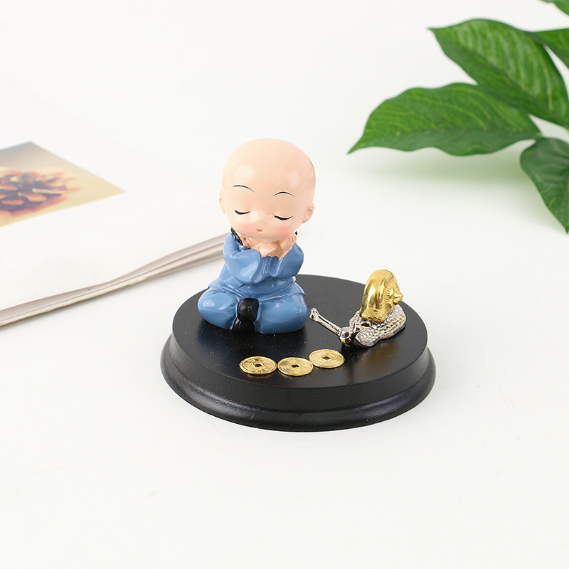 New creative resin handicrafts for little monks, Zen incense burners, decorative lines, incense holders and gift ornaments pic 6