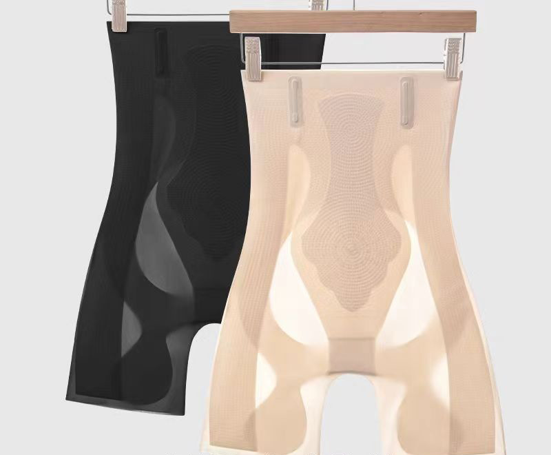 冰丝超薄塑身裤透气收腹提臀安全裤无痕高腰防卷边显瘦桑蚕丝抗菌详情18