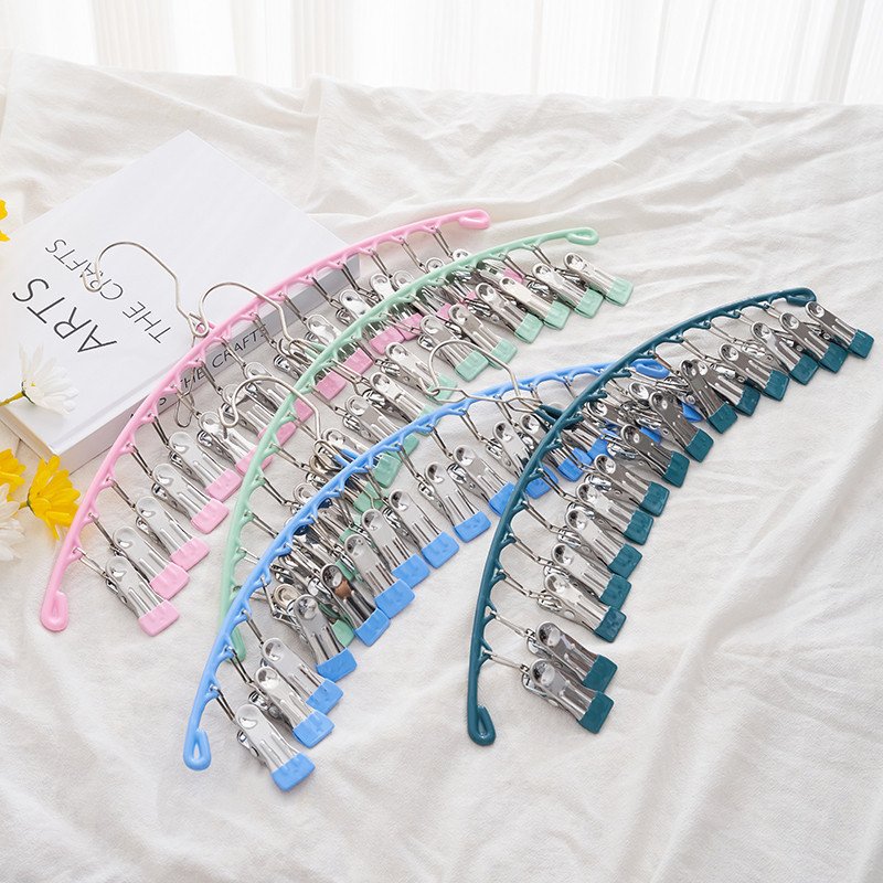 衣架多功能晾衣架浸塑防滑加粗衣架子服装店宿舍家用无痕衣挂批发详情5