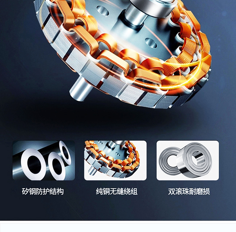 汽车车用无线车载充气泵便携式数显打气筒跨境热款汽车打气泵详情4