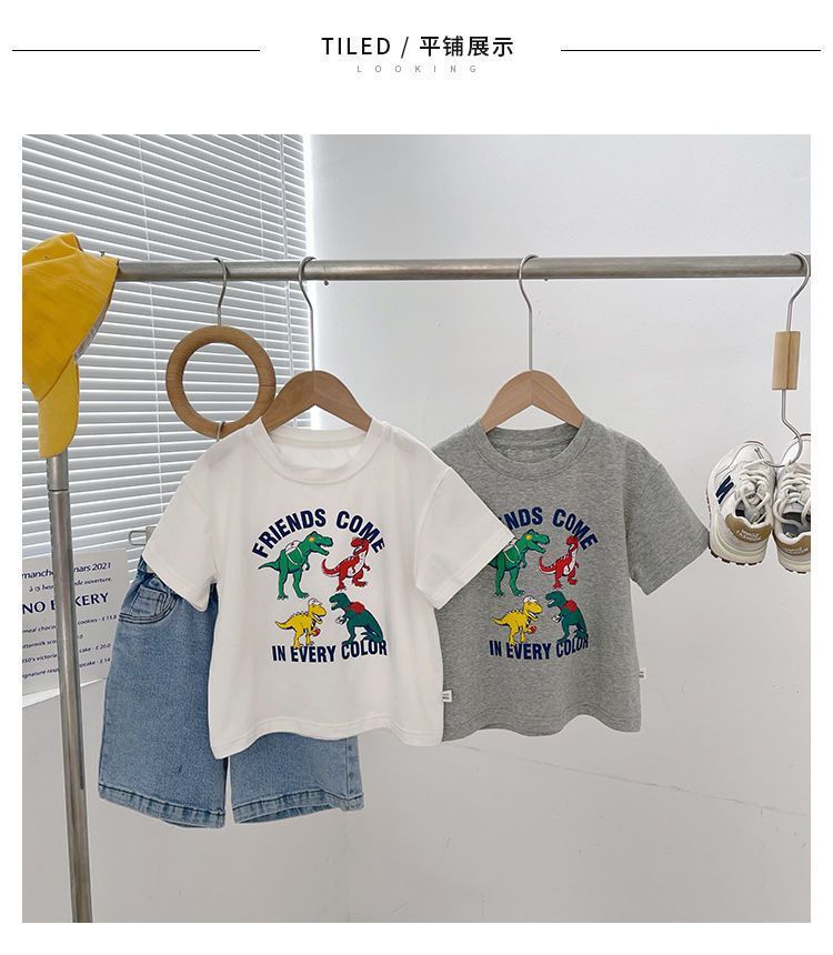 中小童t恤男童短袖纯棉打底衫2024夏季新款童装宝宝半袖体恤夏装详情4