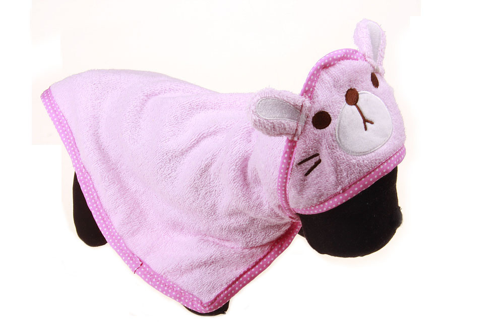 宠物浴巾可爱小动物吸水浴袍 宠物狗狗毛巾 6款3个规格详情4