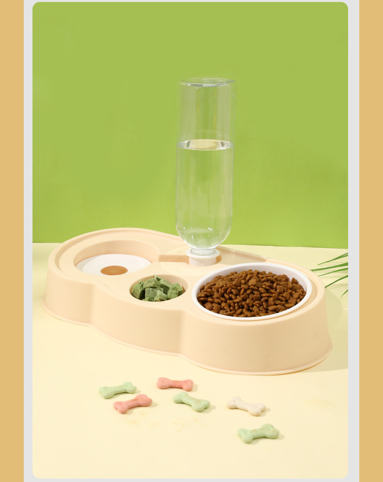 猫咪自动饮水器喂食器饮水机小云朵组合喂食喂水器宠物用品详情13