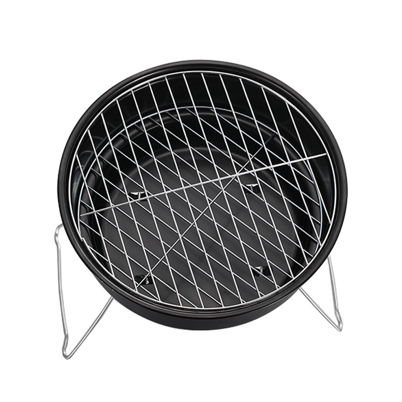 Factory wholesale special offer mini barbecue grill, round ice pack grill, barbecue grill with ice pack, portable barbecue rack pic 1