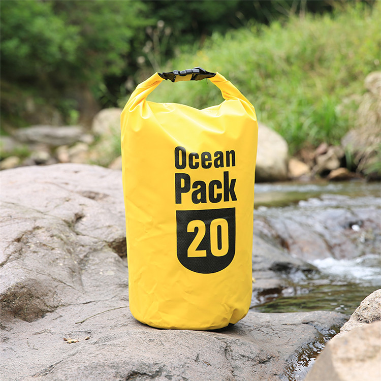 Factory direct supply of outdoor drift bucket bags, sports waterproof bucket bags, colored waterproof fabric bags, beach camping backpacks pic 35