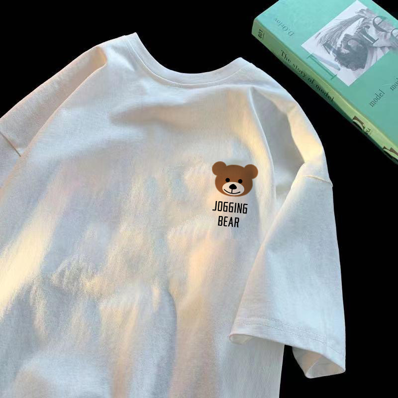 2023夏男士短袖t恤修身圆领潮流百搭国潮印花短袖衫上衣服潮流T恤详情8