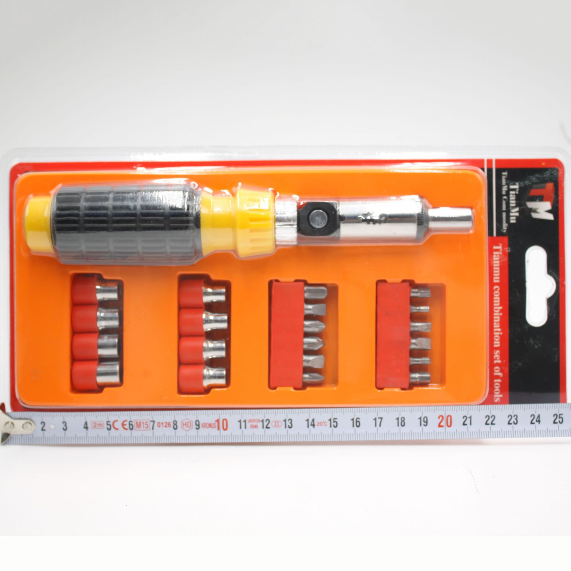 TM509 automatic tool 21-piece set, household multi-functional screwdriver set, factory direct sales, 10-yuan store supply pic 3